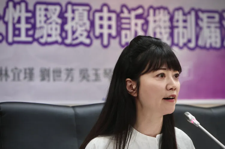 民進黨立委高嘉瑜。林林攝