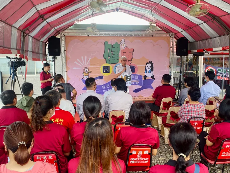 衛生局副局長黃文正到場致詞。王志弘攝