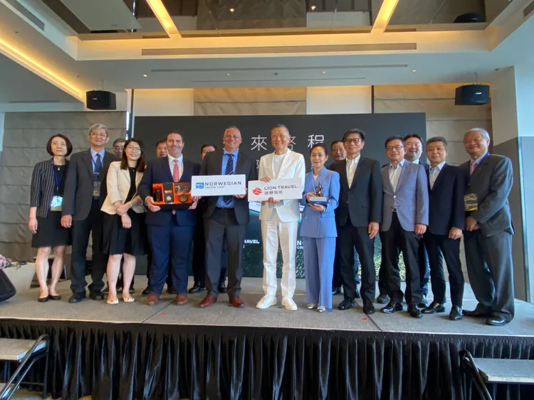 雄獅攜手挪威郵輪啟動包船計畫。陳怡文攝