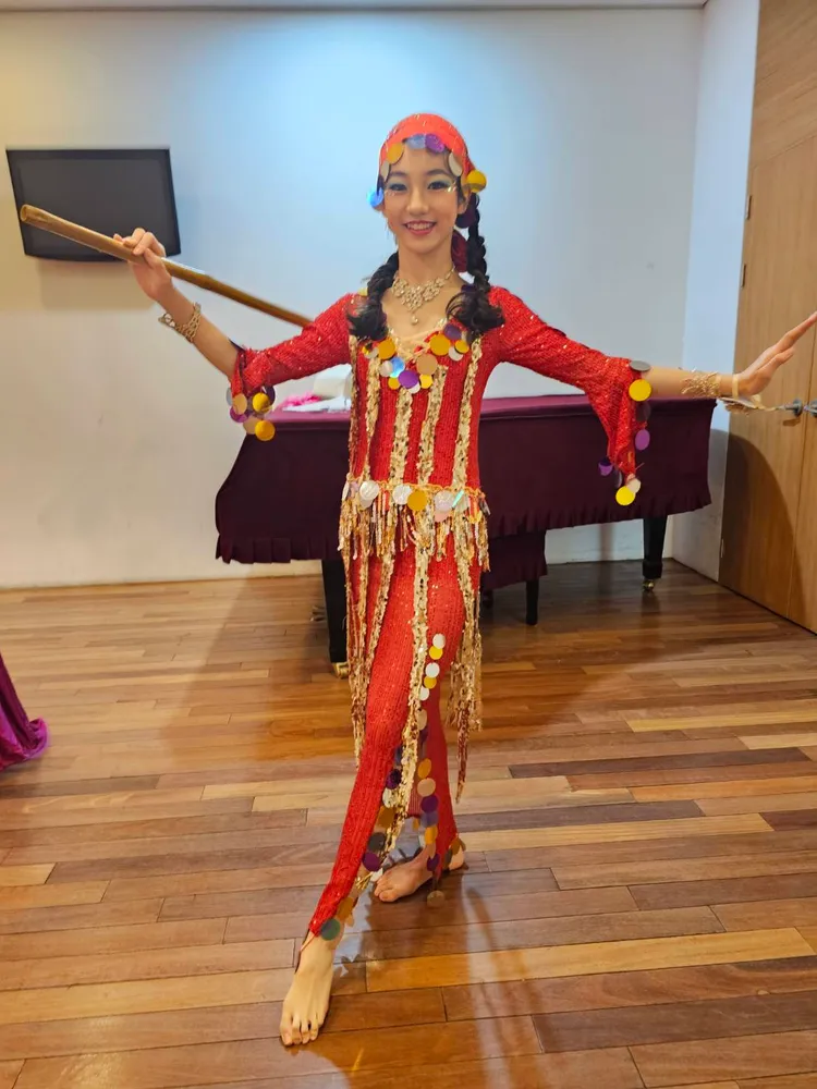 盧姸秀舞姿。新竹縣府提供