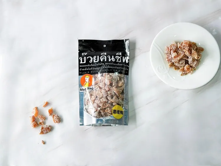 Mag Mag還魂梅參與家樂福泰金選食品月，全台家樂福186g大包裝特價149元。業者提供