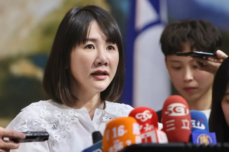 國民黨團書記長謝衣鳯表示，新北市府會虛心檢討跟改善。資料照片，林林攝