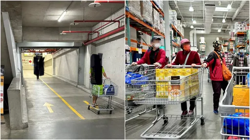 好市多驚魂！走賣場斜坡突聞撞擊聲　轉頭驚「孩子被購物車撞倒」