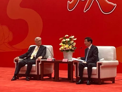 夏立言會中國政協主席王滬寧！　提兩岸交流3主張：這是國民黨使命