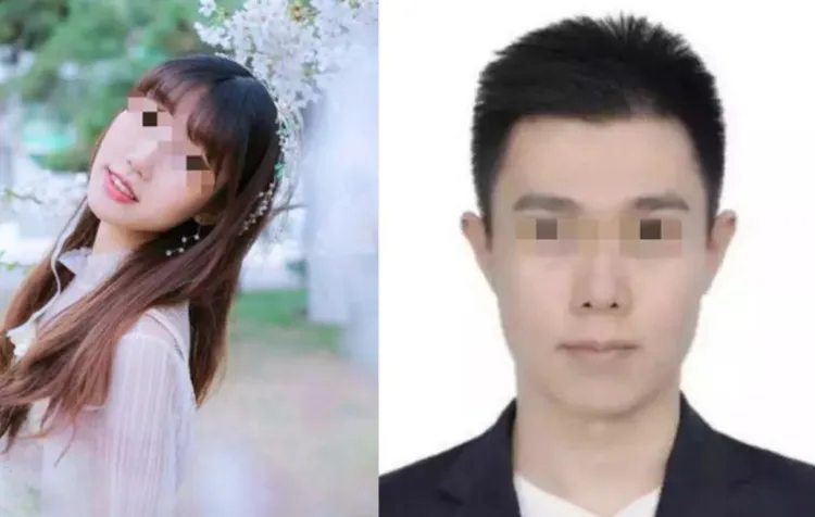 官二代渣男牟林翰（右）逼迫女友包麗（左）在身上刺上「主人」、拍裸照、先懷孕後打胎再絕育，逼到女方精神崩潰後輕生。翻攝微博/北大法律系陳寶珊