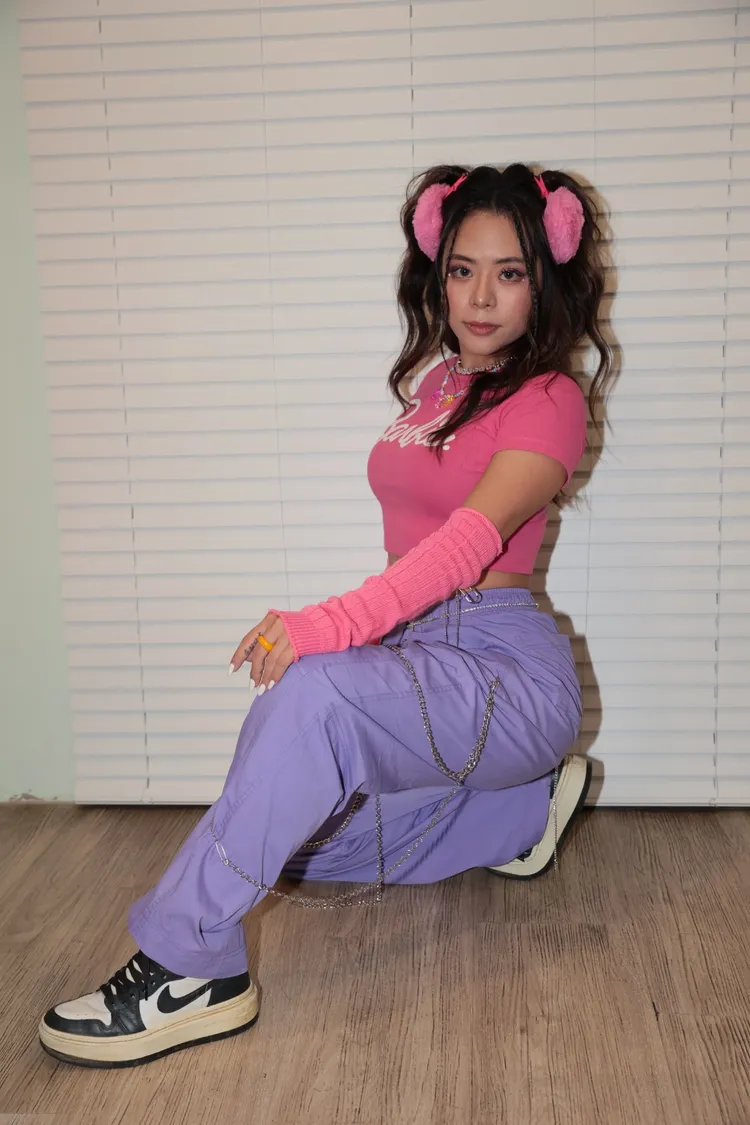 夏沐曾醉到NuBra掉在地上，秒變激凸。彭欣偉攝