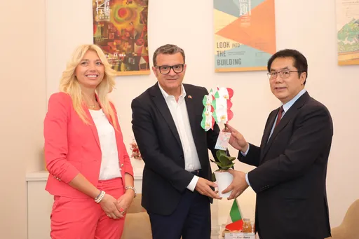 義大利副議長率團拜會台南　黃偉哲選美術館相見歡！期待成就璀璨台南400