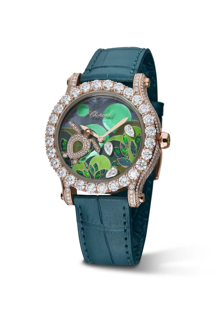 動物世界系列海龜腕錶，限量8只，1142萬6000元。品牌提供