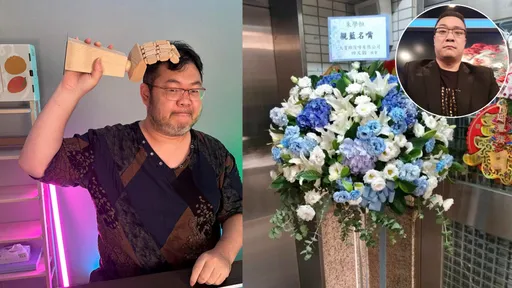 四叉貓出手了！送朱學恒「親藍名嘴」花籃曝光　指定這2色藏貓膩