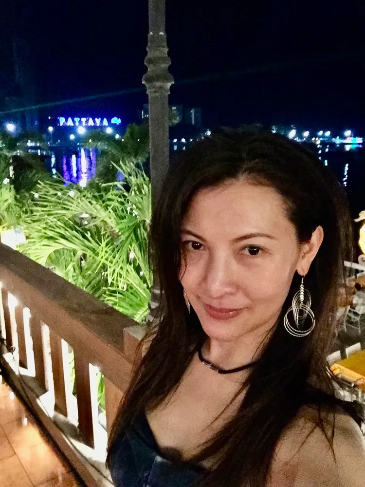 廖麗君異國桃花多。廖麗君提供