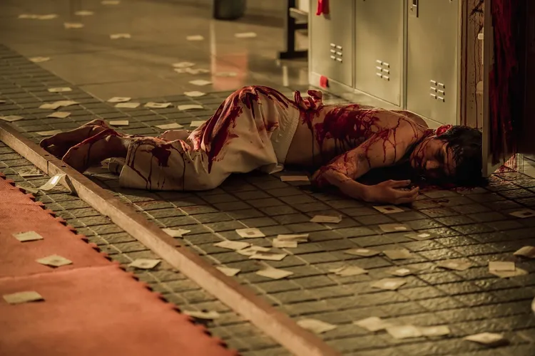 張豐豪在片中死狀淒慘。台北双喜提供