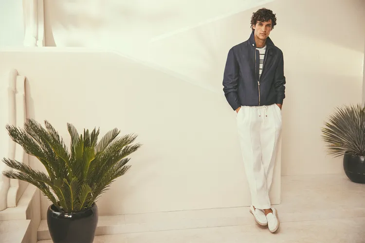 舒適的針織衫與以高機能面料打造的外套等單品，讓男人在任何場合中都可自信亮相。品牌提供