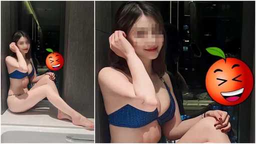 辣模秀比基尼　鏡子出賣「攝影師裸體」！網笑：準備幹大事