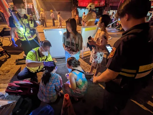 竹北越南料理店暗夜火警 4人受困幸运获救