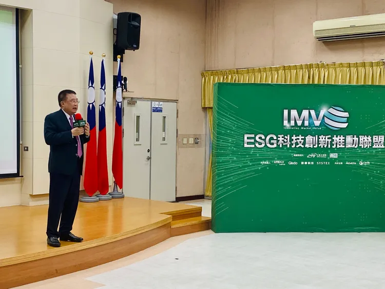 ESG科技創新推動聯盟主席曾國棟。王志弘攝