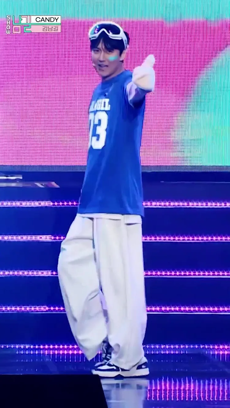 金南佶在首爾場跳《Candy》。翻攝GILSTORY娛樂