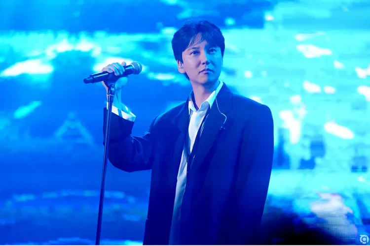 金南佶在巡演上開金嗓飆唱。翻攝GILSTORY娛樂