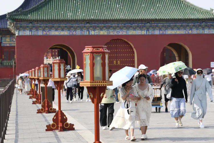氣象專家預測，今年中國全國各地遭遇的極端天氣情形，可能更甚去年；圖為北京。新華社