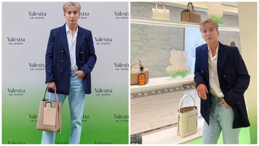 鄭容和34歲還是愛熊熊 拎Valextra手袋秀反差萌