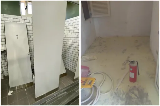 畢典「砸爆學校廁所」影片曝!高中屁孩PO網炫耀 網怒:告死他們