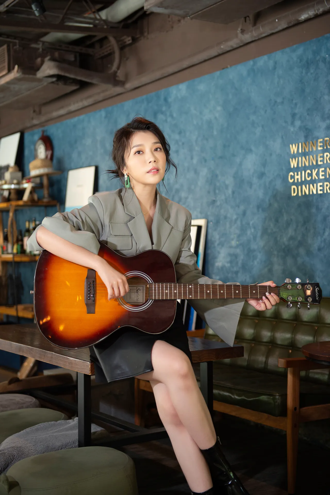 蔡家蓁期許自己能抱回金曲后座。時代創藝提供