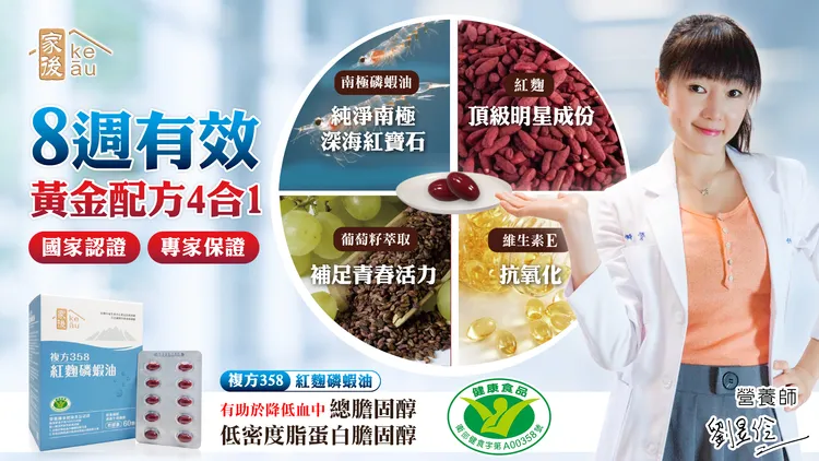 ▲營養師建議，作息難以改變，可由健康食品輔助。