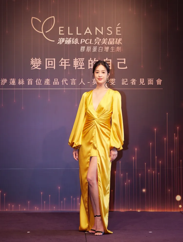 莫允雯金光閃閃氣場強大。PCL晶球提供