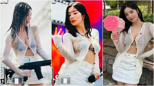 權恩妃性感解放!透膚薄衫濕身大噴射 比基尼辣爆網喊「我沒了」