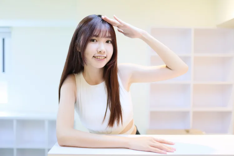 惠米學習投資理財，還因此當上理財節目的助理主持。鄭孟晃攝