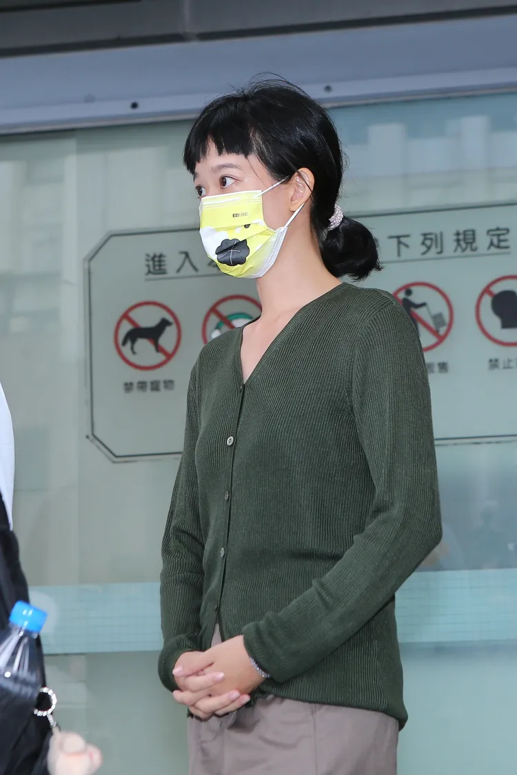孟耿如昨下午出面。黃盈容攝
