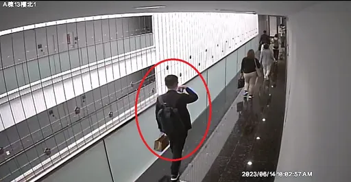 寶成員工偷拍畫面曝光！尾隨受害女員工　議員研究室外貼耳偷聽對話