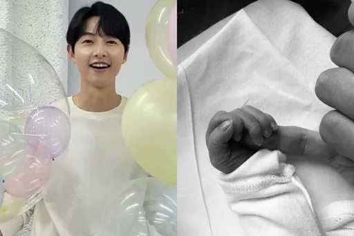 宋仲基兒子出生了!  曬小手照甜喊「最珍貴的禮物」