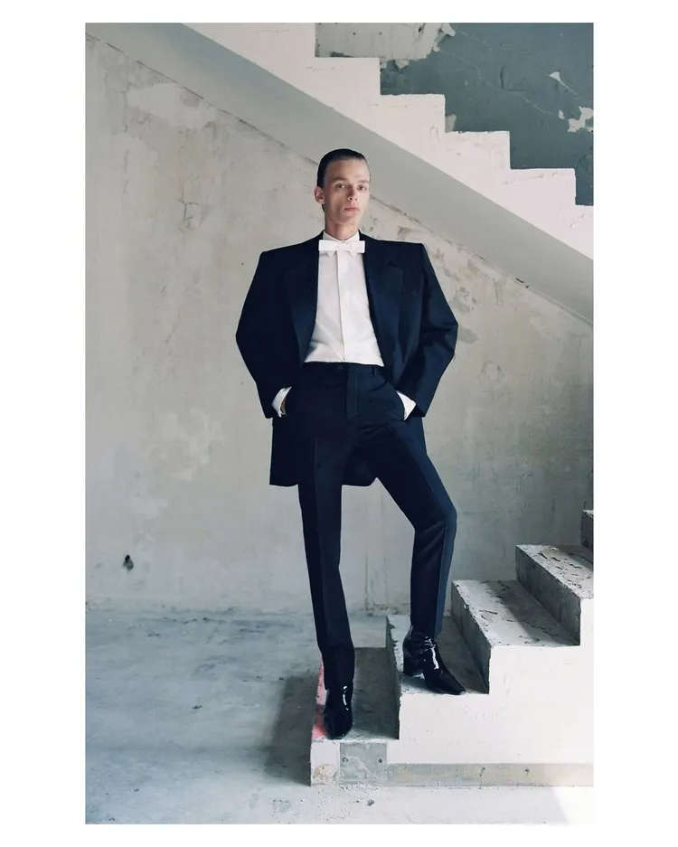 Saint Laurent 2024春夏男裝。翻攝ysl IG