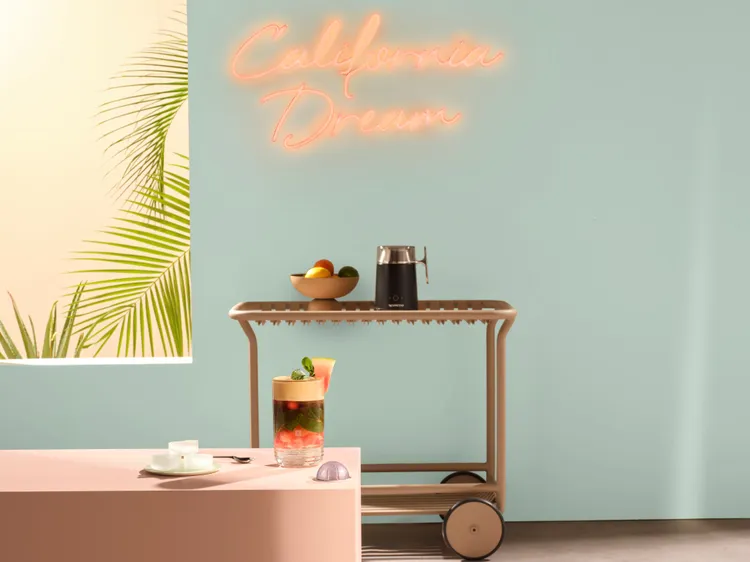 VERTUO系列沁涼西瓜風味限量冰咖啡，單條十顆裝，售價：350元。業者提供