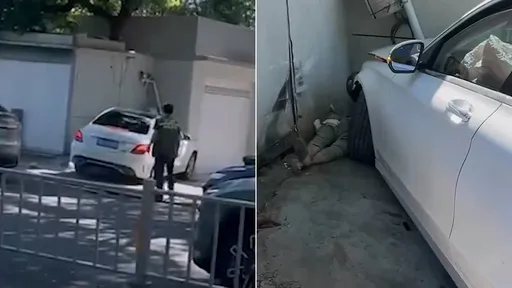 他街頭吵架譙贏女駕駛 她怒開賓士「來回撞5次」讓他死