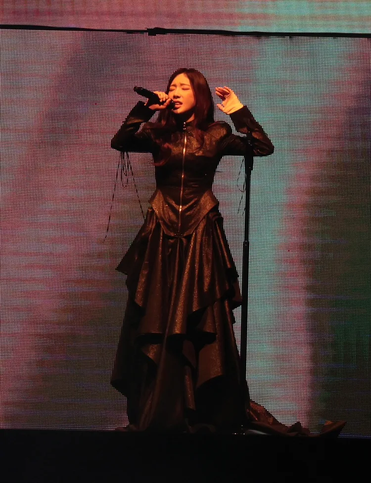 太妍首次站上小巨蛋。彭欣偉攝