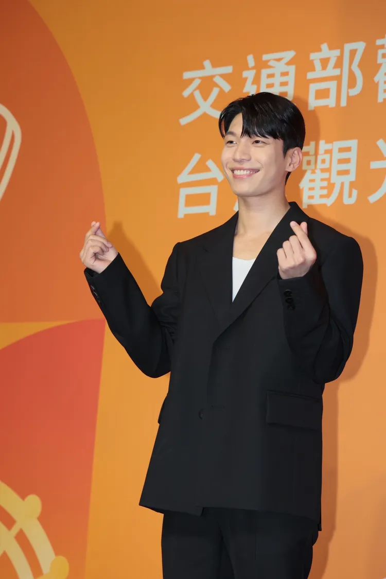 魏嘏雋因《魷魚遊戲》人氣暴漲，預約組團來台當導遊。彭欣偉攝