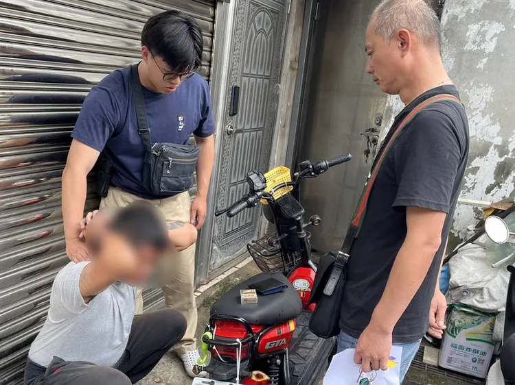 搶嫌大費周章從桃園來回台南行搶，最後在桃園租屋處附近落網。讀者提供