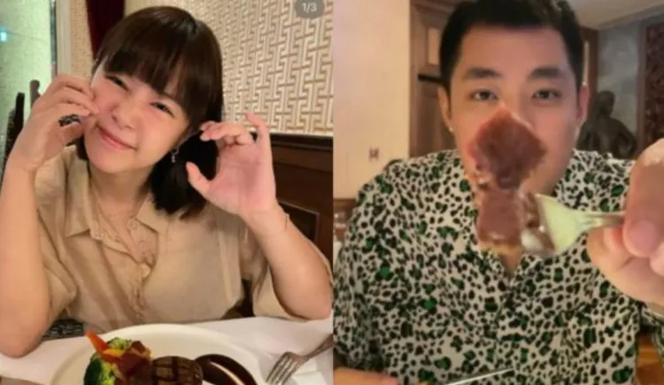 李佳穎與阿力曾隔空放閃。翻攝李佳穎及阿力IG