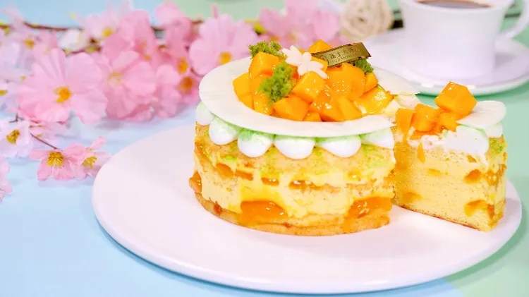 富士Café-愛文芒果慕斯。業者提供