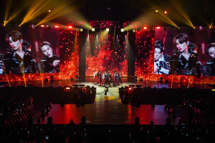 THE BOYZ是首組登上北流的韓星，柱延提到高中時曾來台。超級圓頂提供