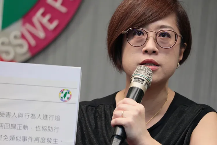 李晏榕表示，希望藉由這些補救措施，讓民進黨成為性別友善的職場環境。彭欣偉攝