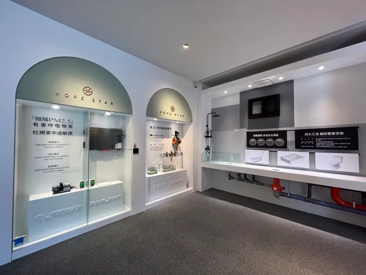 浤圃建設「希望之星」規劃「夏普正負離子清淨機」、「德國BWT自動除泥沙系統」等頂級建材配備。葉家銘攝