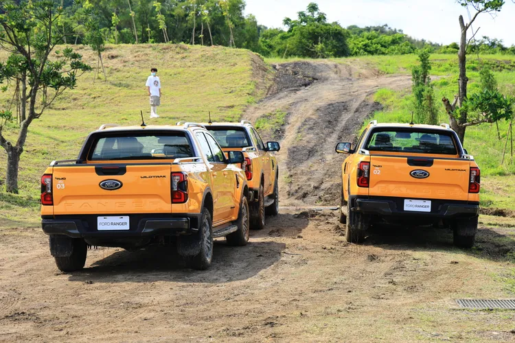 現場主要體驗車輛為Ranger Wildtrak車型。廖子賢提供