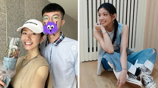 38歲李千娜出席兒子高中畢業禮！同框如姊弟　長腿兒頂超萌小瓜呆髮型