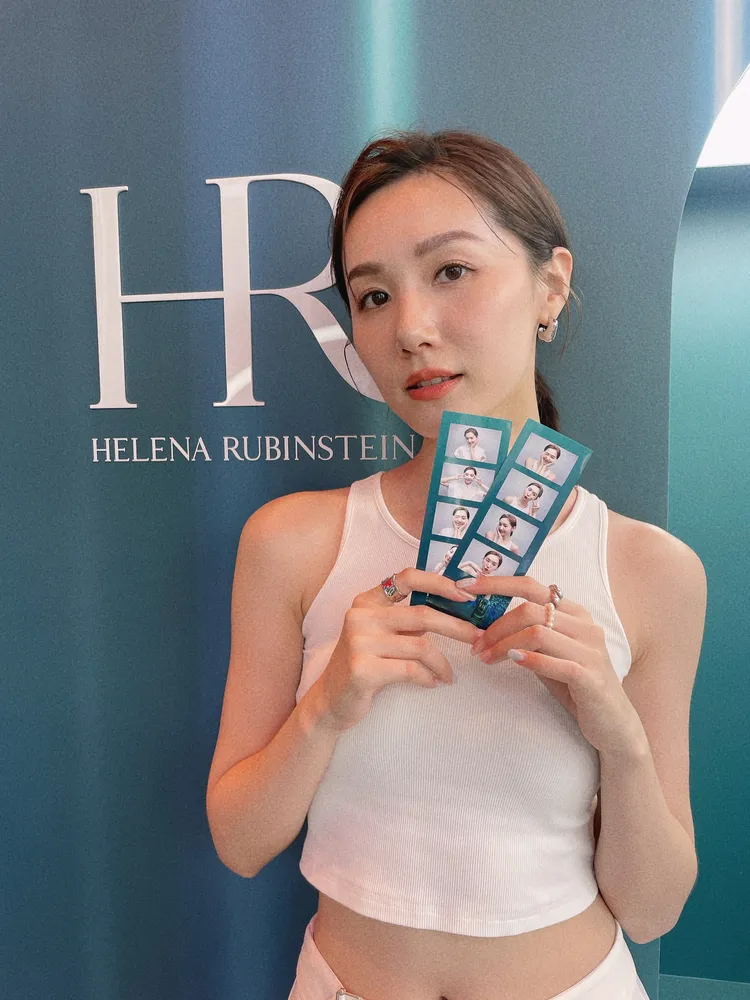 活動現場可拍攝4格韓式拍貼。張家玲攝