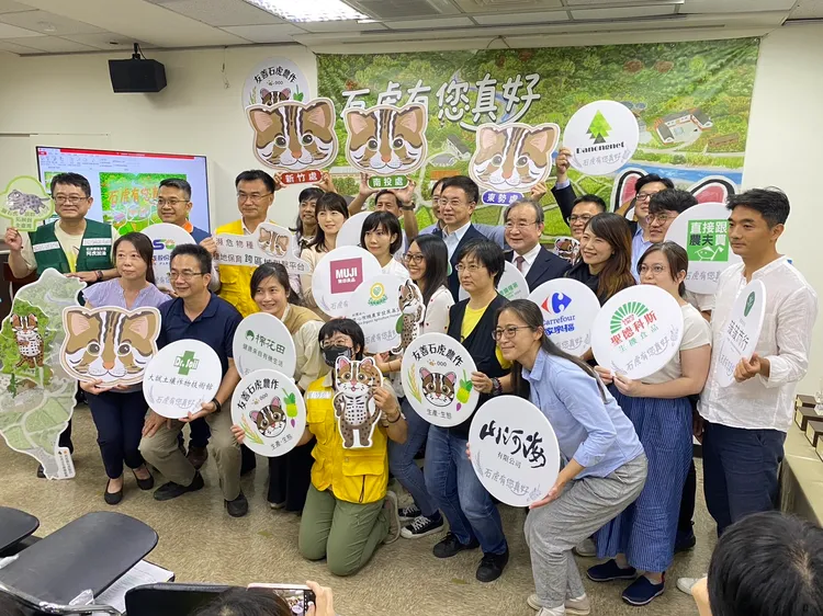 農委會林務局和特生中心攜手推廣友善石虎農作。陳怡文攝