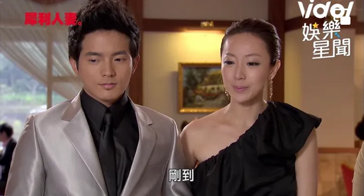 隋棠（右）和宥勝曾合作過《犀利人妻》。