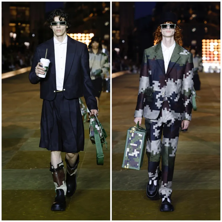 LV 2024春夏男裝系列。品牌提供