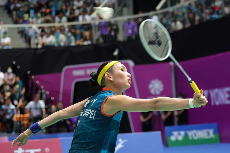 戴資穎直落二奪冠。   中央社